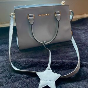 Baby blue Micheal Kors purse
